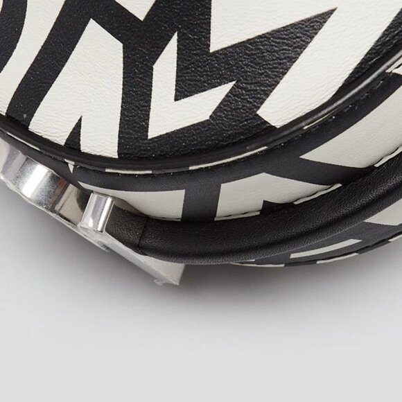 Fendi x Marc Jacobs Black/White Printed Leather Fendigraphy Nano Bag - 7AS089 - Picture 4 of 11